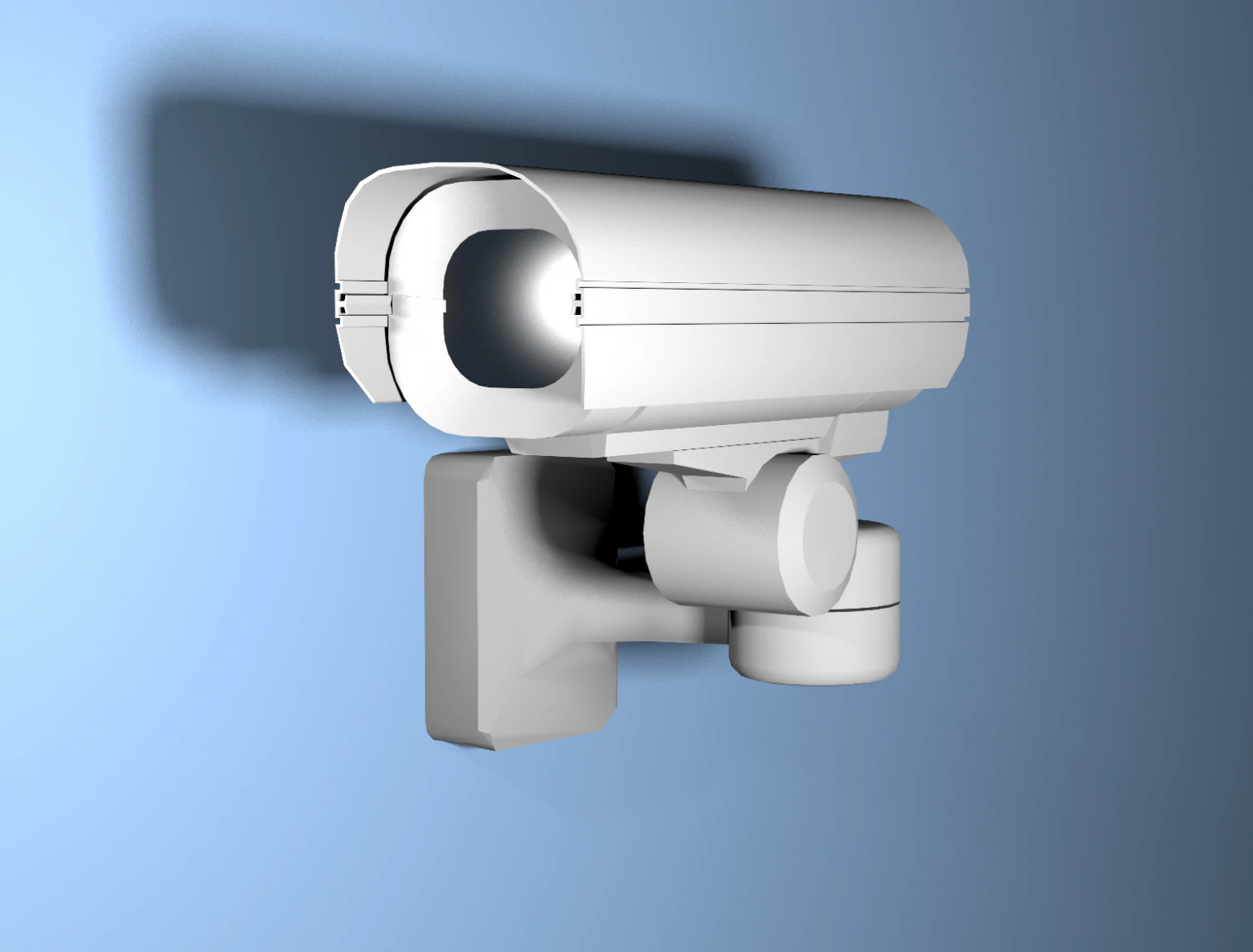 surveillance camera 3D Model .c4d .max .obj .3ds .fbx .stl .blend 