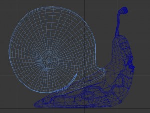 angry snail Modelo 3D