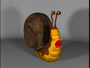 angry snail 3D Модель