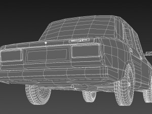 lada 2107 3D Model