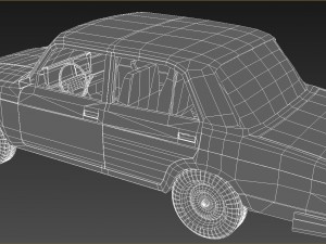 lada 2107 3D Model