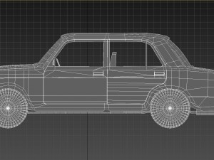 lada 2107 3D Model