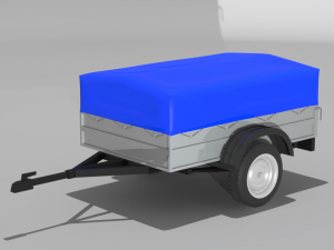 trailer 3D-Modell
