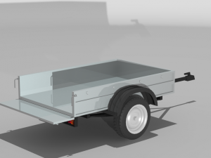 trailer 3D-Modell