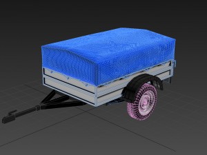 trailer 3D-Modell
