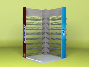 open display - chocolate and gum 3D Model