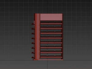 open display - chocolate and gum 3D Model
