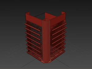 open display - chocolate and gum 3D Model