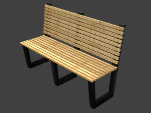 bench street 3D Model