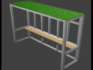 otobüs durağı 3D Model