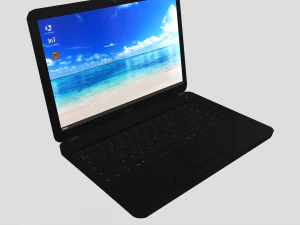 optimized lowpoly laptop 3D Model
