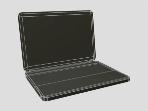 optimized lowpoly laptop 3D Model