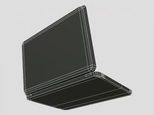 optimized lowpoly laptop 3D Model