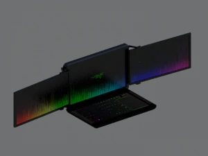 razor project valerie laptop 3D Model