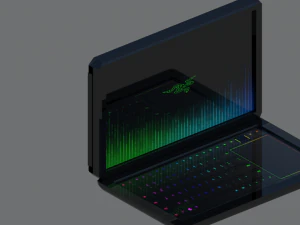razor project valerie laptop 3D Model