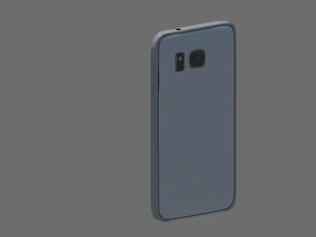samsung galaxy s7 edge 3D Model .c4d .max .obj .3ds .fbx .stl .blend 