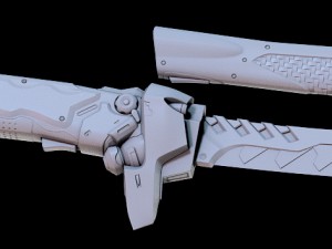 dragon blade - overwatch 3D Model