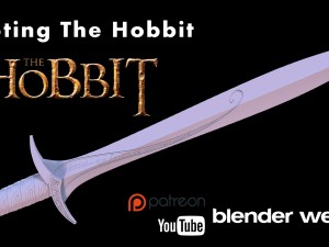 sting - the hobbit 3D-Modell