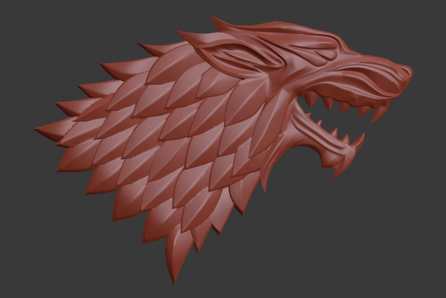 stark house logo 3D Print Model .c4d .max .obj .3ds .fbx .stl .blend 