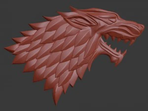 logotipo da casa austera Modelo de Impressão 3D