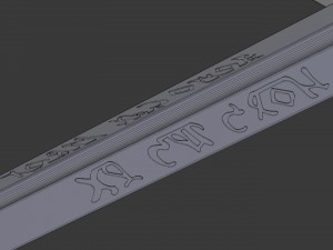 excalibur from king arthur legend of the sword 3D मॉडल