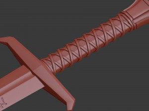 excalibur from king arthur legend of the sword 3D मॉडल