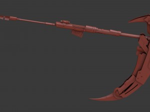 crescent rose - rwby Modèle 3D