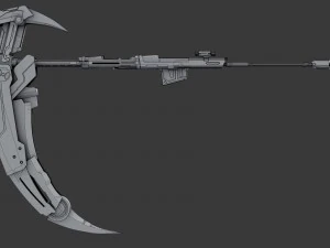 crescent rose - rwby 3D Model