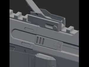 sombra machine pistol - overwatch Modelo 3D
