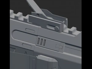 sombra machine pistol - overwatch 3D Model