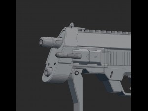 sombra machine pistol - overwatch Modelo 3D
