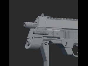 sombra machine pistol - overwatch 3D Model