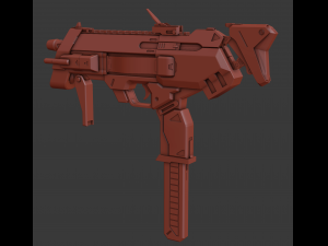 sombra machine pistol - overwatch Modelo 3D