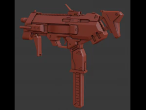 sombra machine pistol - overwatch 3D Model
