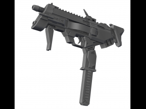 sombra machine pistol - overwatch Modelo 3D