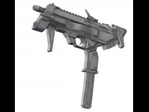 sombra machine pistol - overwatch 3D Model