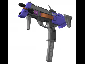sombra machine pistol - overwatch 3D Model