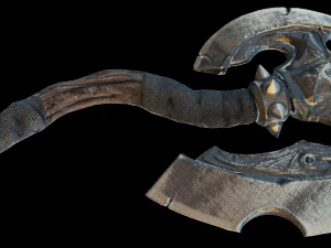 Battle axe 3D Model