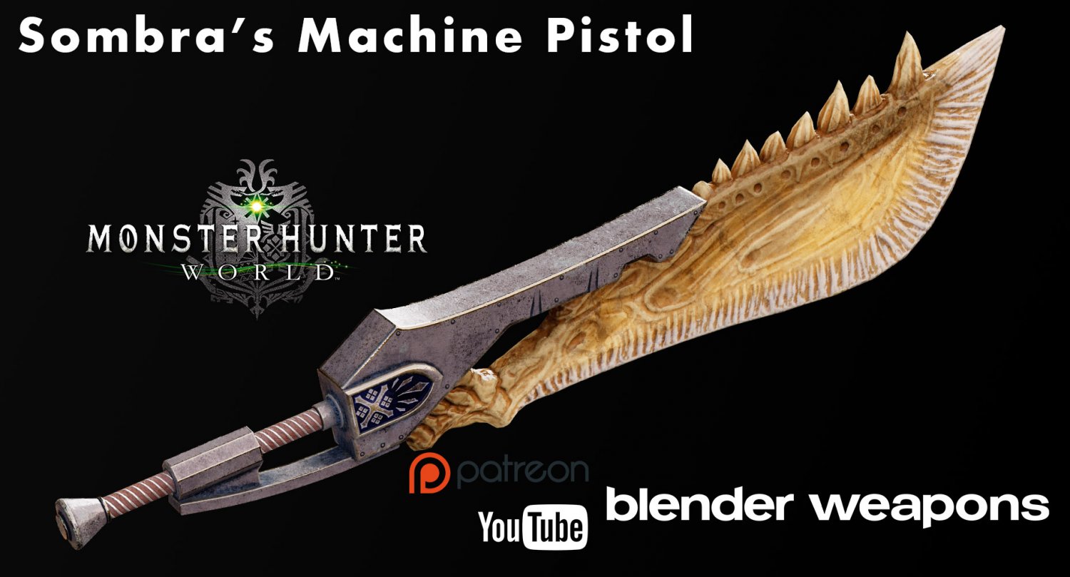 monster hunter world 3d models