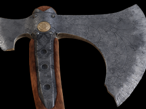 Kratos leviathan axe - god of war Modelo 3D