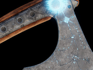 Kratos leviathan axe - god of war Modelo 3D