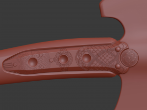 Kratos leviathan axe - god of war Modelo 3D