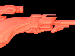Sniper rifle concept 3D Model