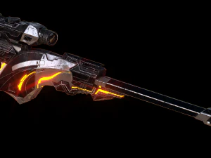 Sniper rifle concept 3D Model