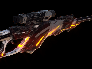 Sniper rifle concept Modelo 3D