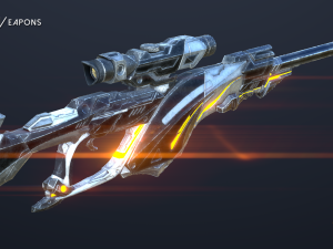 Sniper rifle concept Modelo 3D