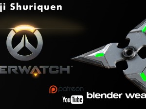 genji shuriken - overwatch 3D Model