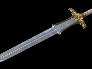 the atlantean sword of conan the barbarian 3D Model