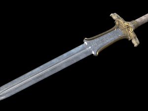 the atlantean sword of conan the barbarian 3D Model