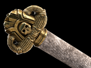 the atlantean sword of conan the barbarian 3D Model